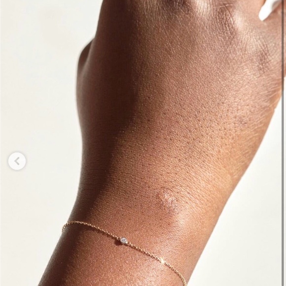 Catbird Tiny Corsage Diamond & Gold Bracelet - Picture 8 of 9